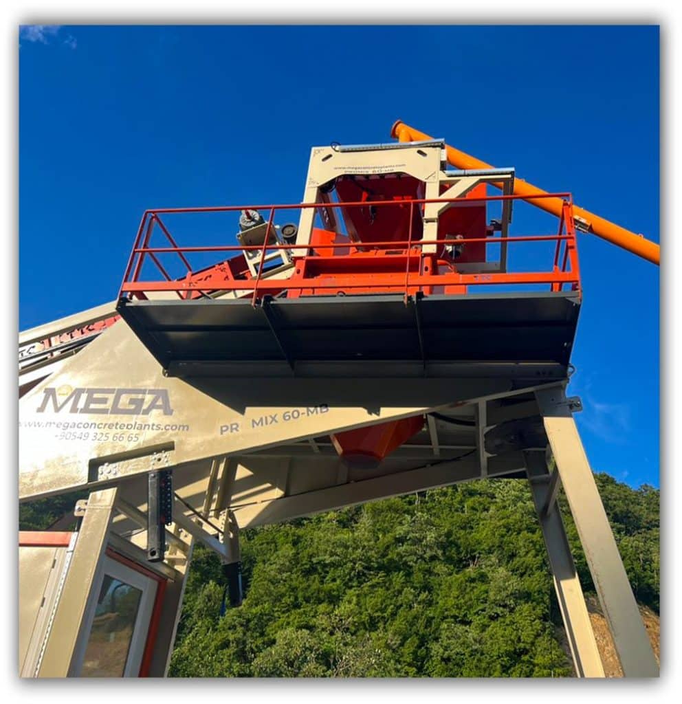 concrete mixing unit