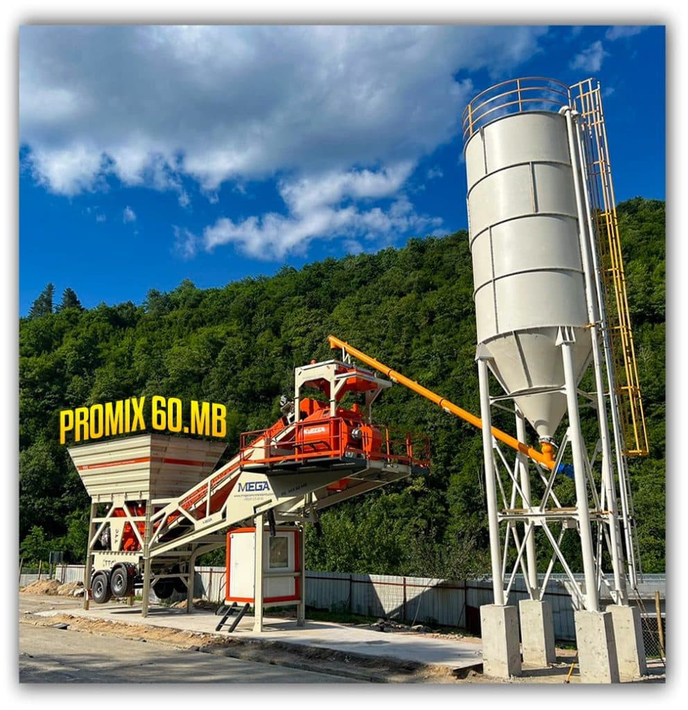 60m³ Mobile Concrete Plant For Sale