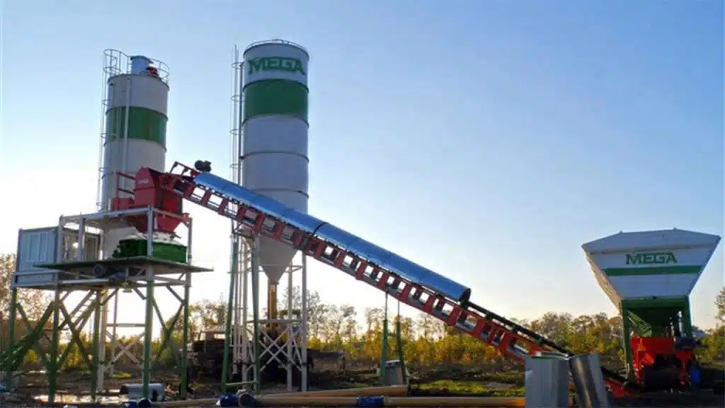 stationary concrete plant