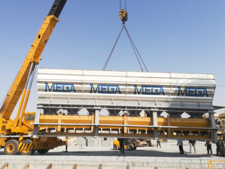 Aggregate Hoppers Mega Concrete Batching Plants