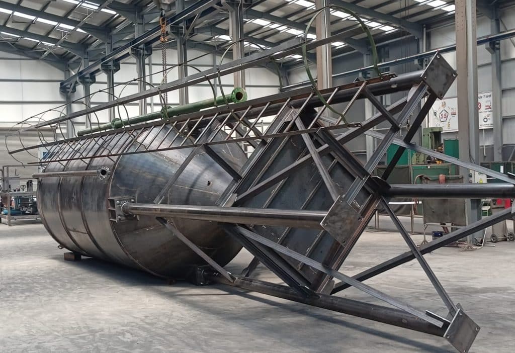 Cement silo manufacturing