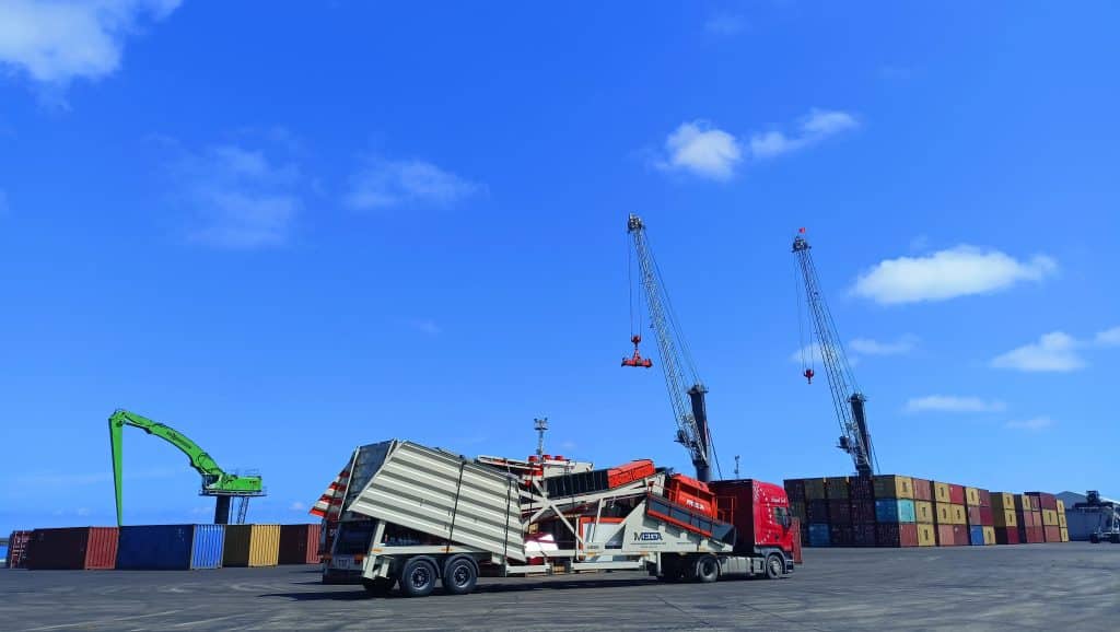 100 m³/h Mobile Concrete Plant For Sale