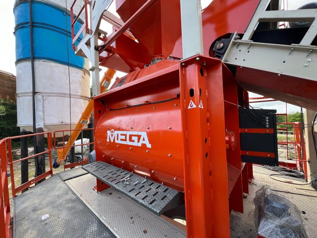 Mixer for Mobile Concrete Plant