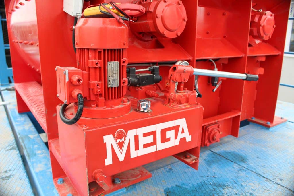 concrete twin shaft mixer
