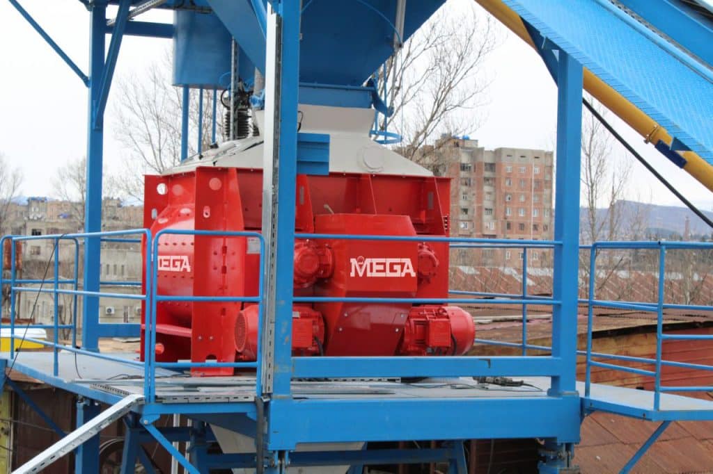Twin Shaft Concerete Mixer