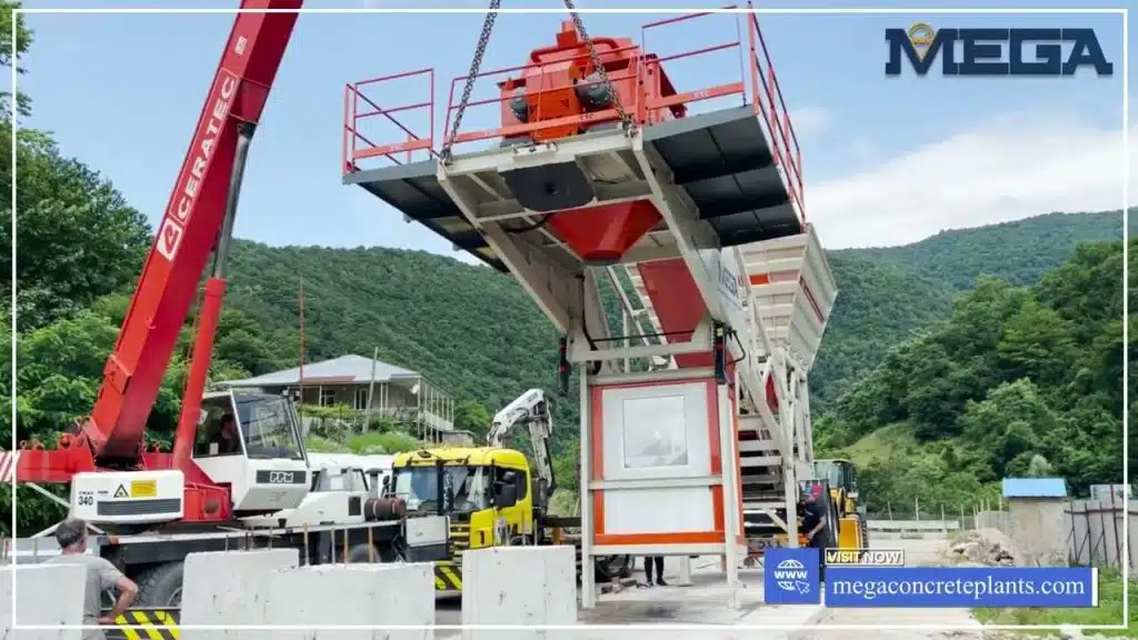 mobile concrete plant