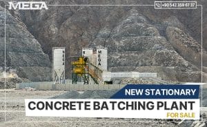 Stationarry concrete batching plant