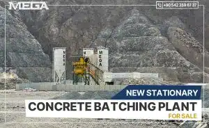 Stationarry concrete batching plant