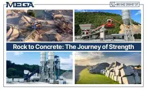 concrete batching plant, crushing and screening plant, rock types